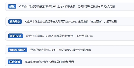 網(wǎng)友在“人民投訴”平臺反映涉銀發(fā)消費相關糾紛。（“人民投訴”用戶投訴截圖）